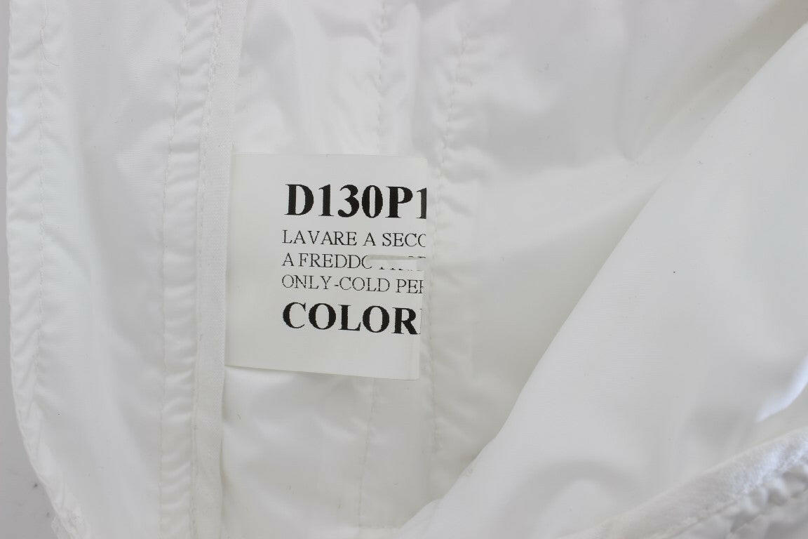 Ermanno Scervino White Nylon Padded Slim Fit Cargo Pants -   -  Ermanno Scervino.