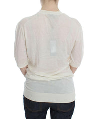 Dolce & Gabbana White 100% Cashmere Sweater -   -  Dolce & Gabbana.