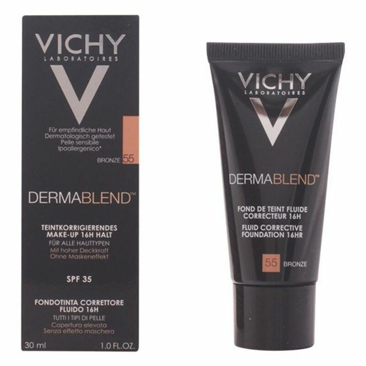 Fluid Foundation Make-up Dermablend Vichy Spf 35 30 ml -  Beauty, Make-up -  Vichy.