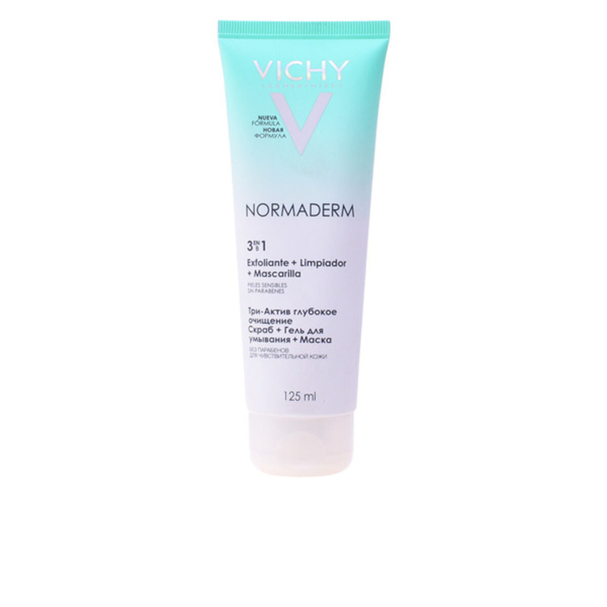 Facial Scrub 3-in-1 NORMADERM Vichy (125 ml) -  Beauty, Skin care -  Vichy.