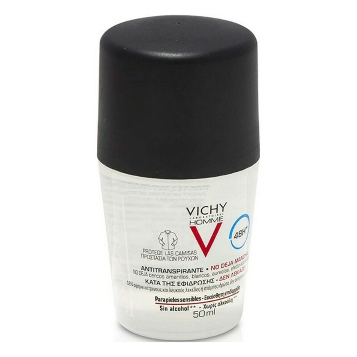 Roll-On Deodorant Vichy Homme 48 hours Antiperspirant 50 ml -  Beauty, Bathing and personal hygiene -  Vichy.