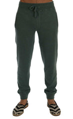 Dolce & Gabbana Green Cashmere Training Pants -   -  Dolce & Gabbana.