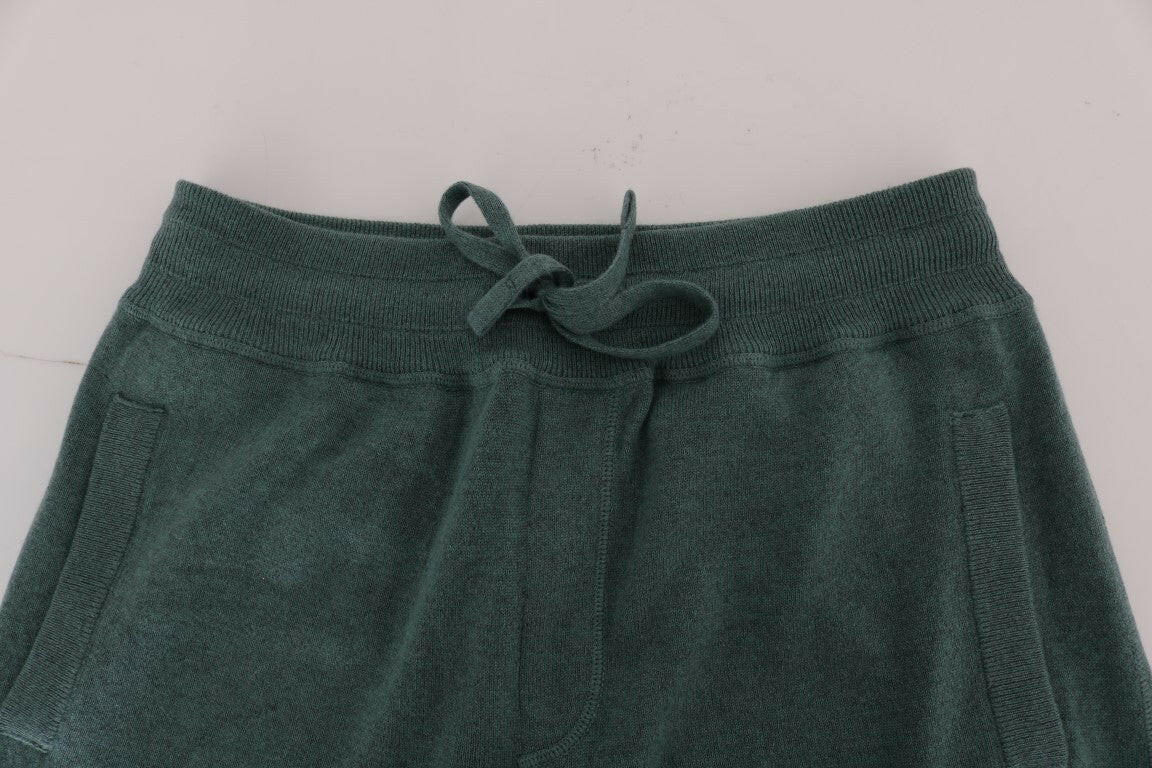 Dolce & Gabbana Green Cashmere Training Pants -   -  Dolce & Gabbana.