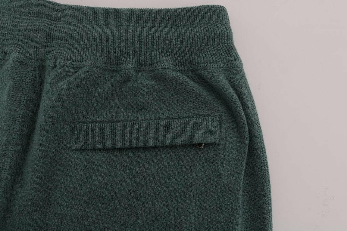 Dolce & Gabbana Green Cashmere Training Pants -   -  Dolce & Gabbana.