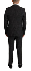 Dolce & Gabbana Black Brocade Formal 2 Piece MARTINI Suit -   -  Dolce & Gabbana.