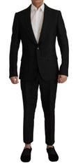 Dolce & Gabbana Black Polyester Formal 2 Piece MARTINI Suit -   -  Dolce & Gabbana.