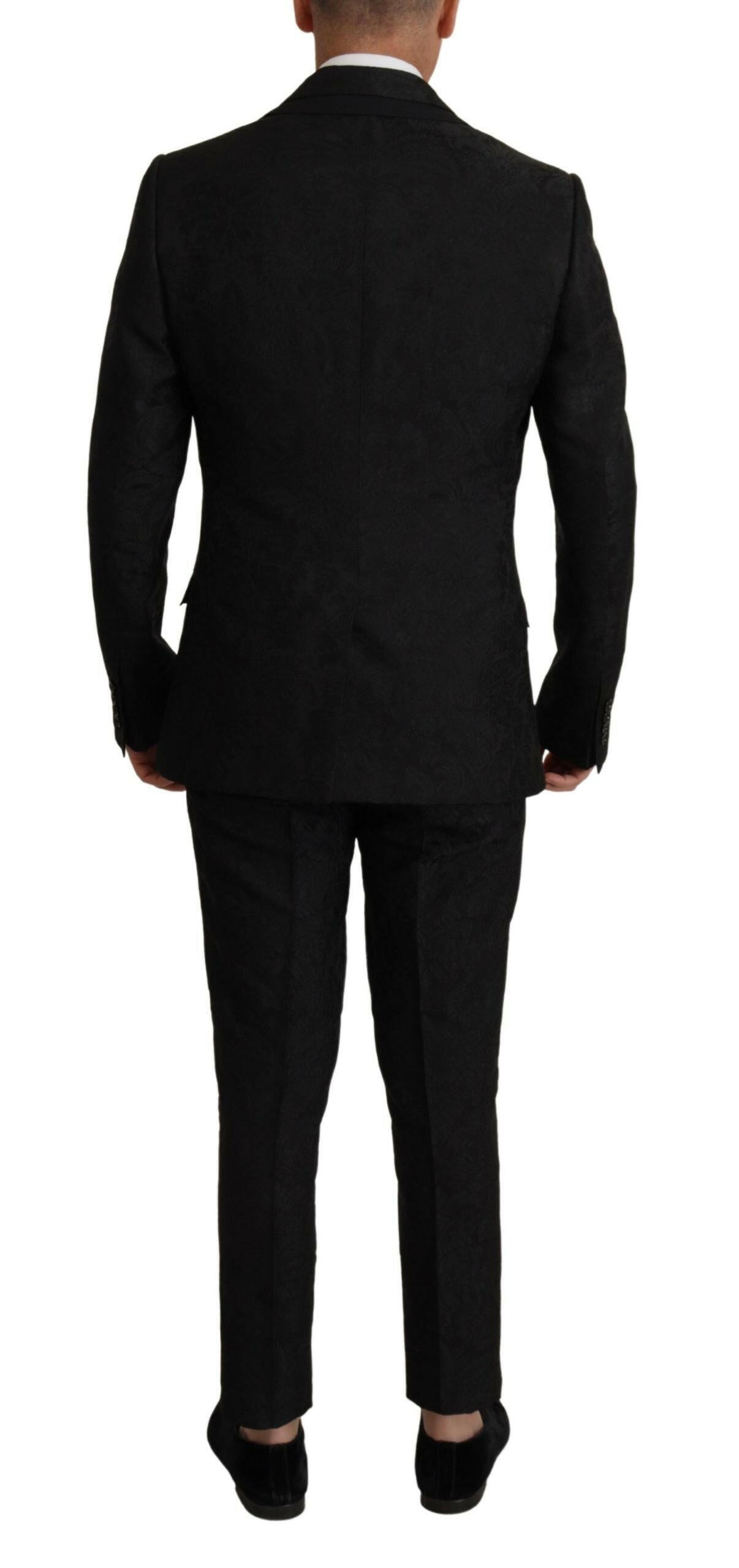 Dolce & Gabbana Black Polyester Formal 2 Piece MARTINI Suit -   -  Dolce & Gabbana.