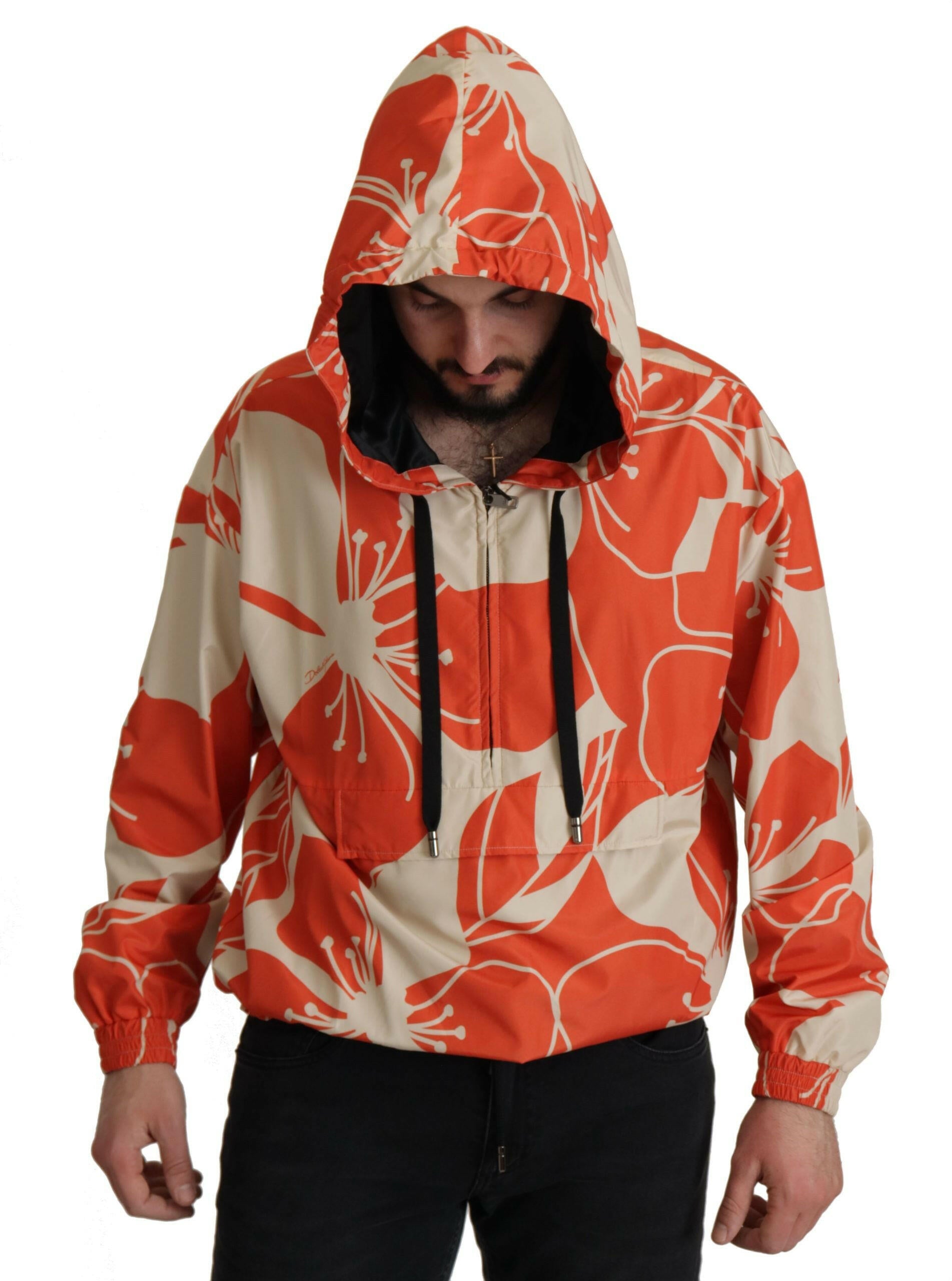 Dolce & Gabbana Multicolor Floral Hooded Pullover Sweater -   -  Dolce & Gabbana.