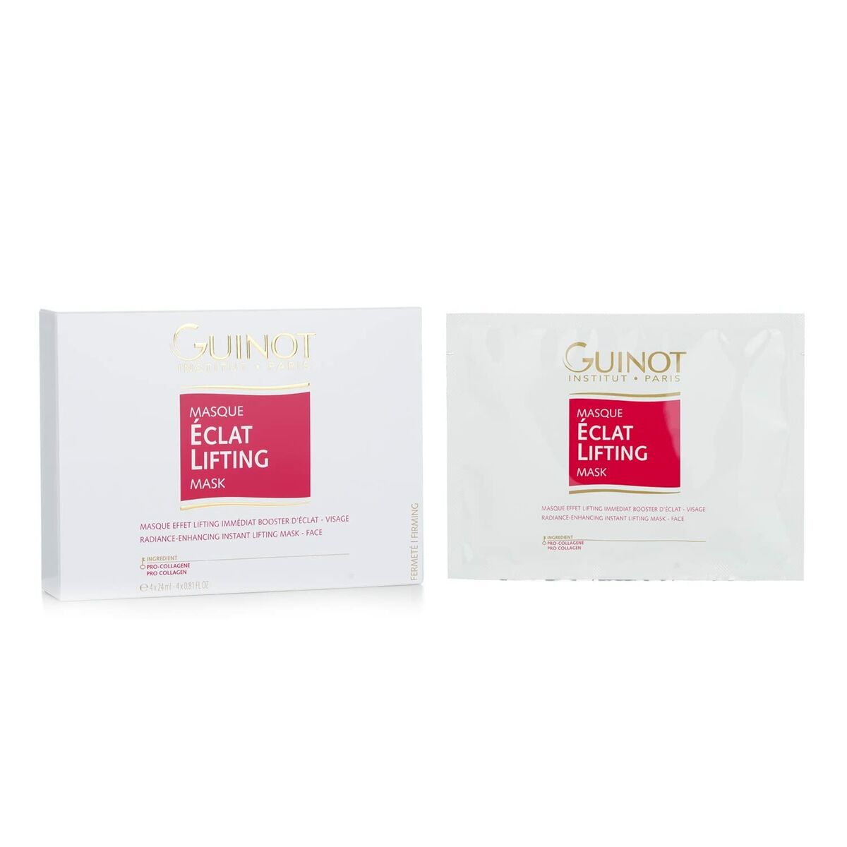 Facial Mask Guinot Eclat Lifting 4 Units -  Beauty, Skin care -  Guinot.