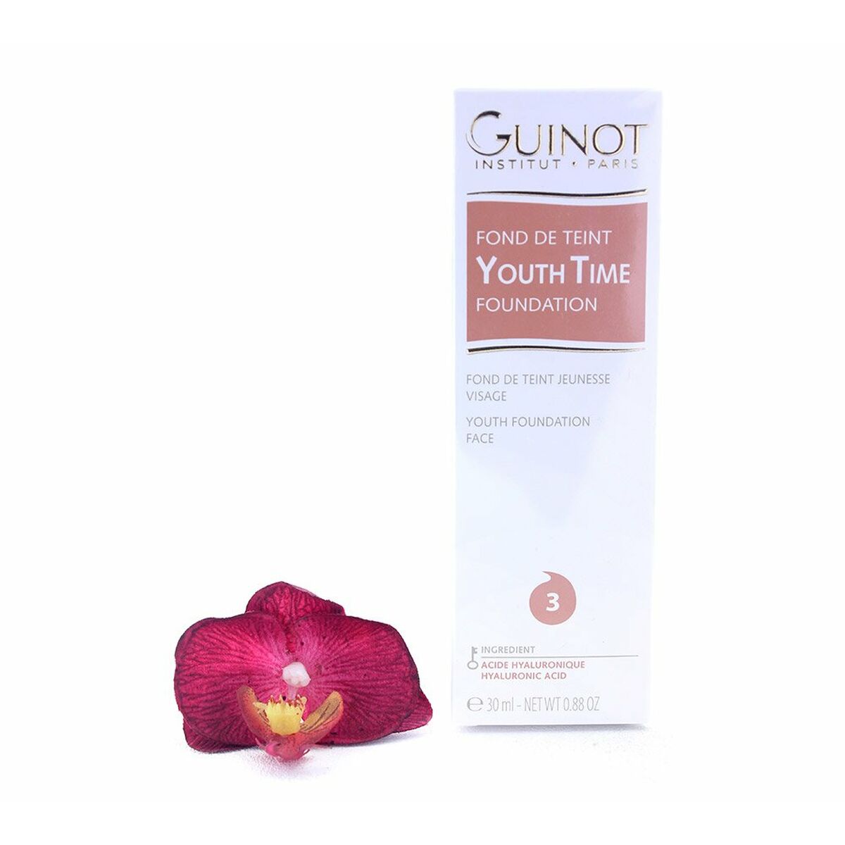Make-up Primer Guinot Fond De Teint Youth Time N°3 Nº 3 30 ml -  Beauty, Make-up -  Guinot.
