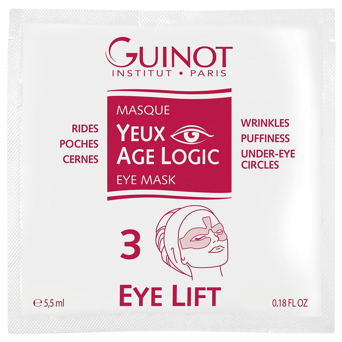 Facial Mask Guinot Age Logic Yeux 4 Units -  Beauty, Skin care -  Guinot.