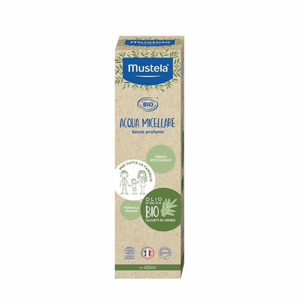 Micellar Water Bio Mustela Bebé Bio 400 ml -  Baby, Hygiene and care -  Mustela.