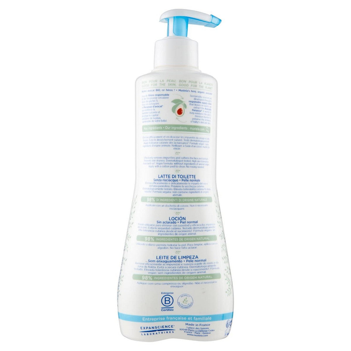 Body Lotion Mustela (500 ml) -  Health and personal care, Wellbeing -  Mustela.