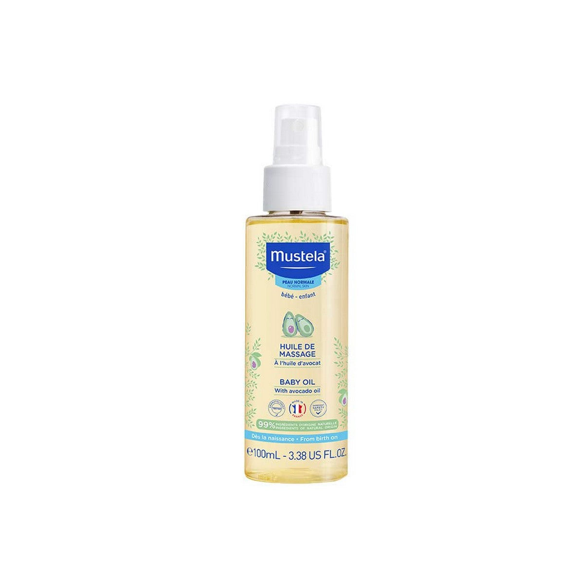 Body Oil for Baby Mustela Niño 100 ml -  Baby, Hygiene and care -  Mustela.