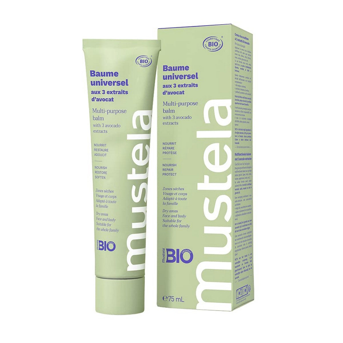 Repair Cream for Babies Mustela Bio 75 ml -  Baby, Hygiene and care -  Mustela.