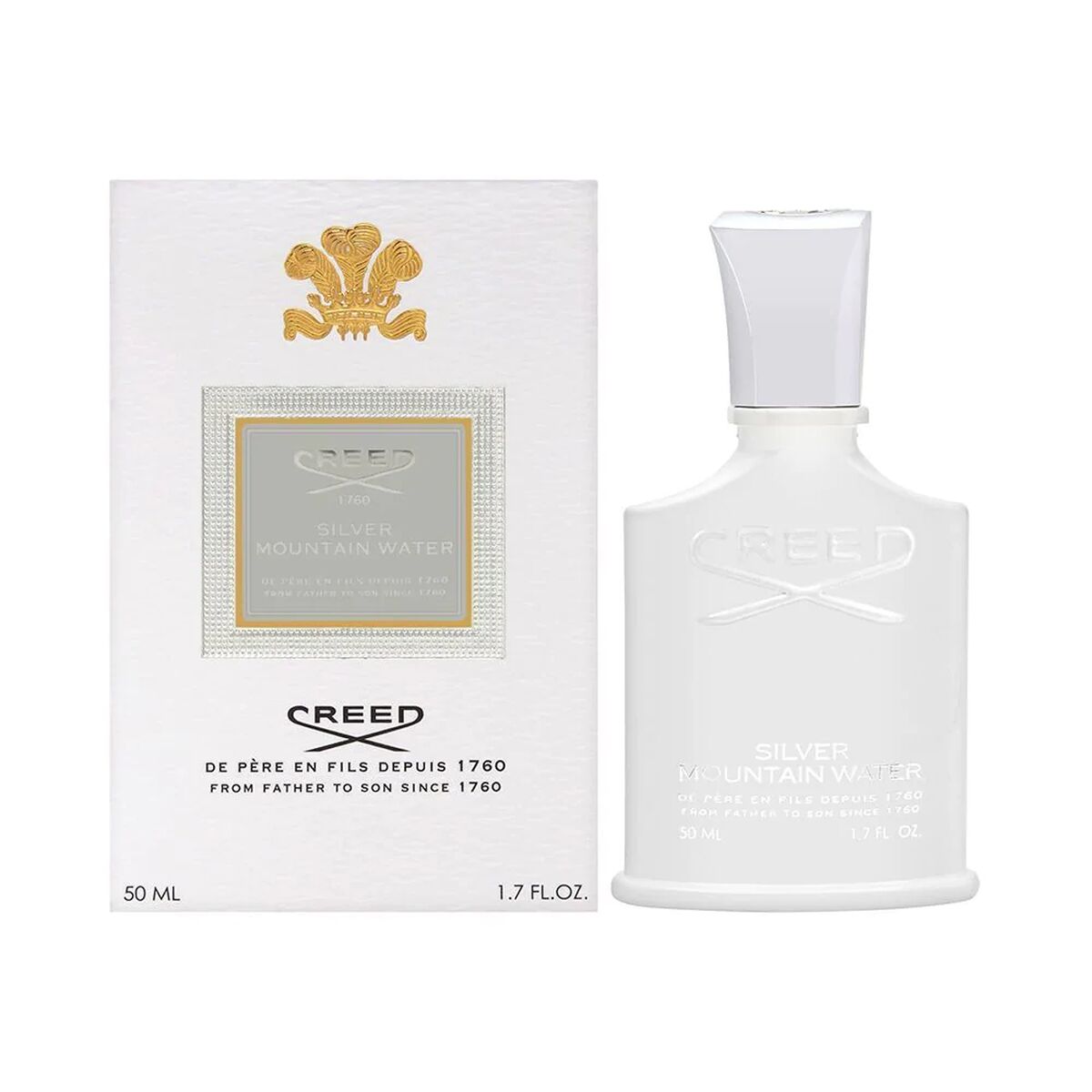 Unisex Perfume Creed Silver Mountain Water EDP 50 ml -  Beauty, Perfumes and fragrances -  Creed.