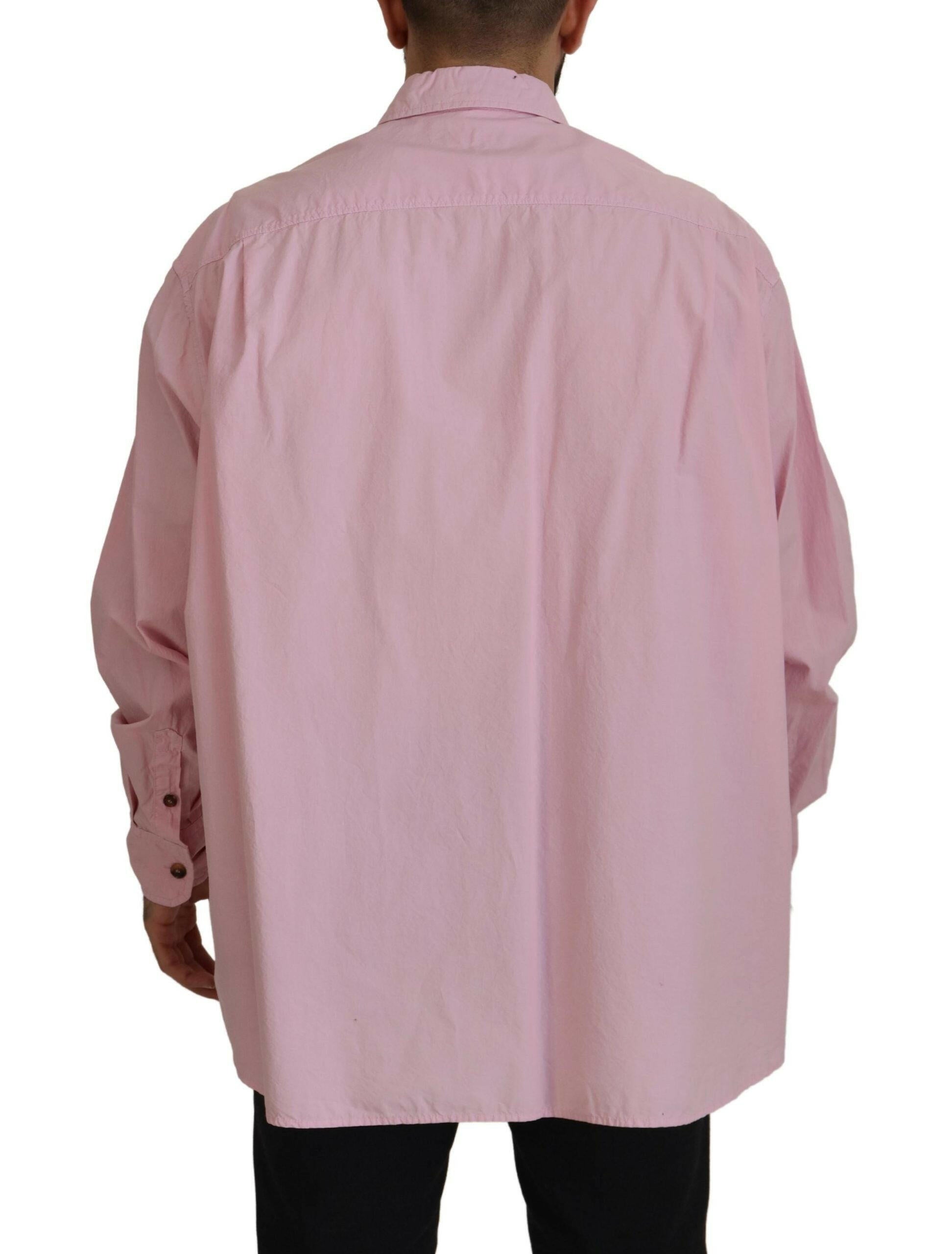 Dolce & Gabbana Pink Casual Button Down Long Sleeves Shirt -   -  Dolce & Gabbana.