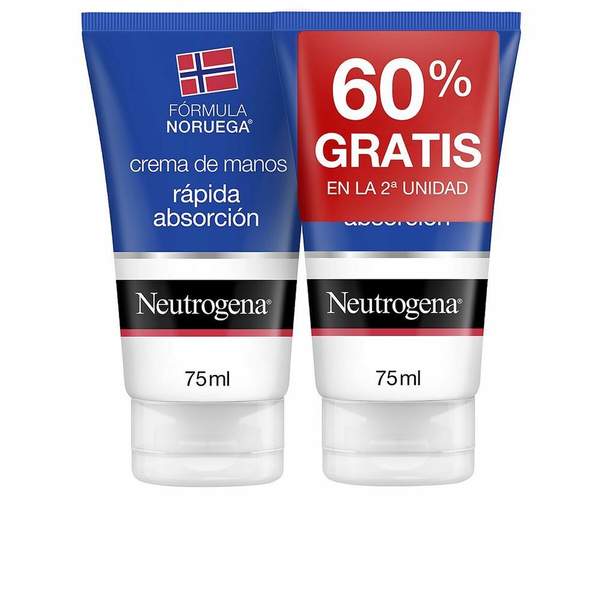 Hand Cream Neutrogena instant Absorption (2 x 75 ml) -  Beauty, Skin care -  Neutrogena.