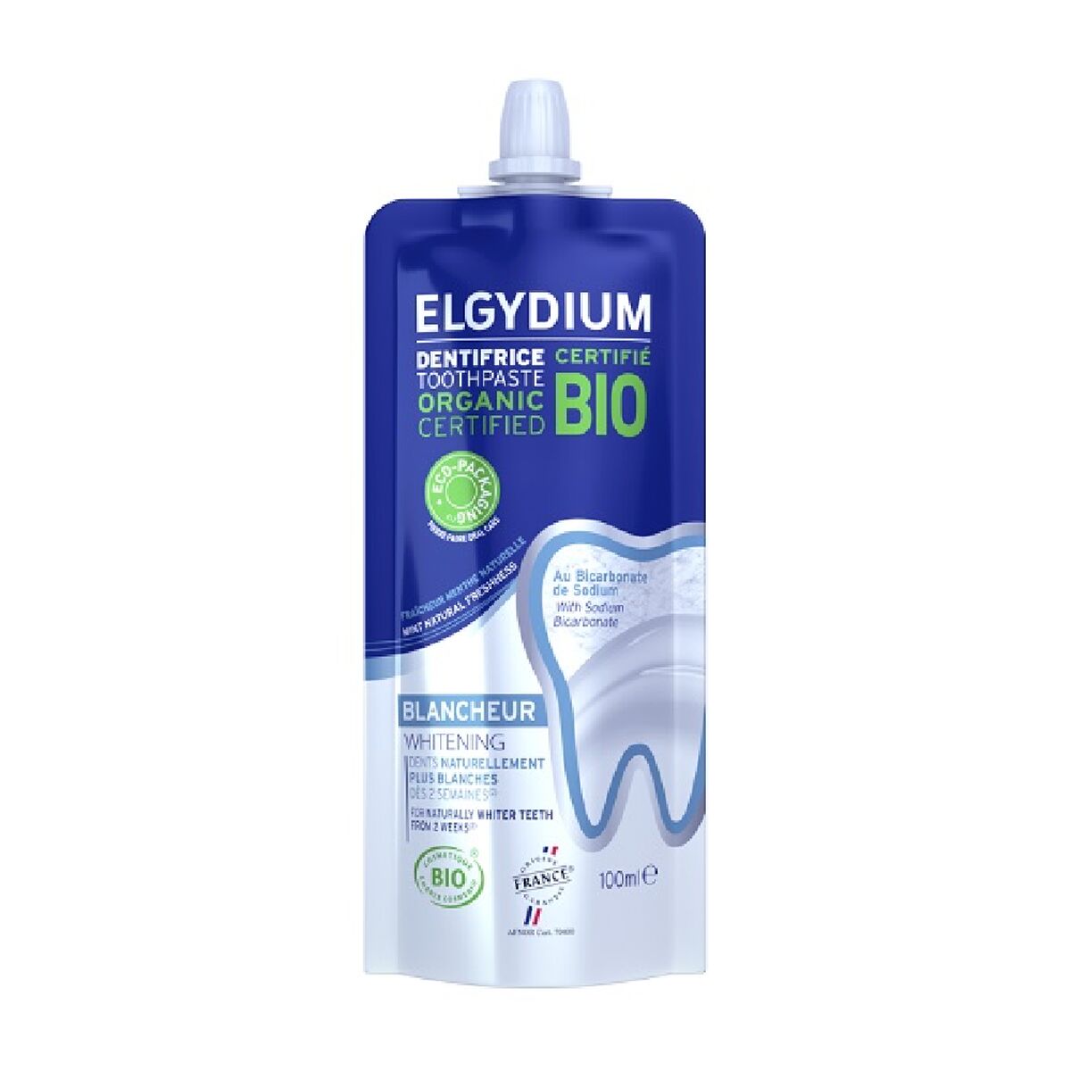 Toothpaste Whitening Elgydium Bio 100 ml -  Health and personal care, Oral care -  Elgydium.
