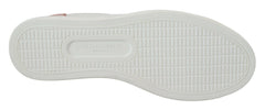 Dolce & Gabbana White Pink Leather Low Top Sneakers Shoes -   -  Dolce & Gabbana.