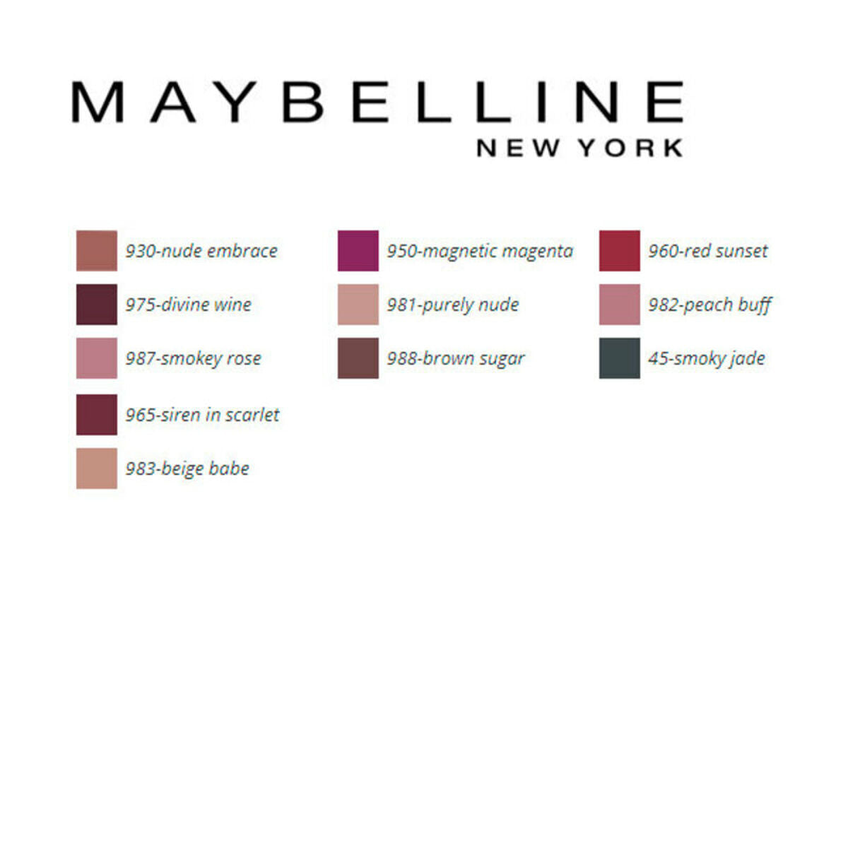 Lipstick Color Sensational Mattes Maybelline -  Beauty, Make-up -  Maybelline.