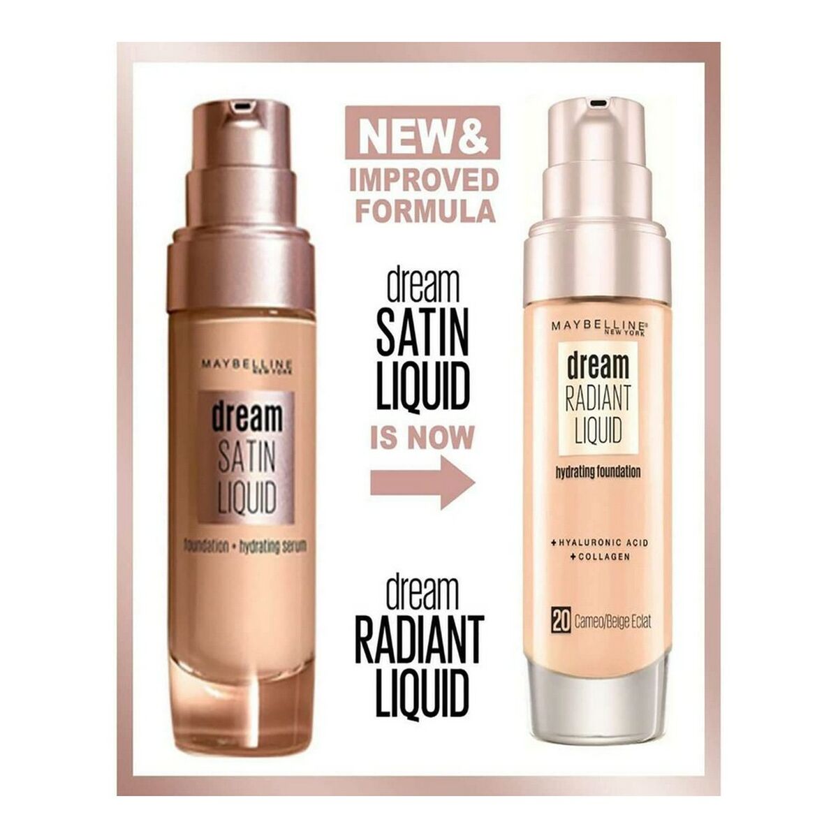 Liquid Make Up Base Maybelline Dream Satin Liquid 3-true ivory (30 ml) -  Beauty, Make-up -  Maybelline.