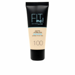 Liquid Make Up Base Maybelline Fit Me! Nº 100 Warm ivory 30 ml -  Beauty, Make-up -  Maybelline.