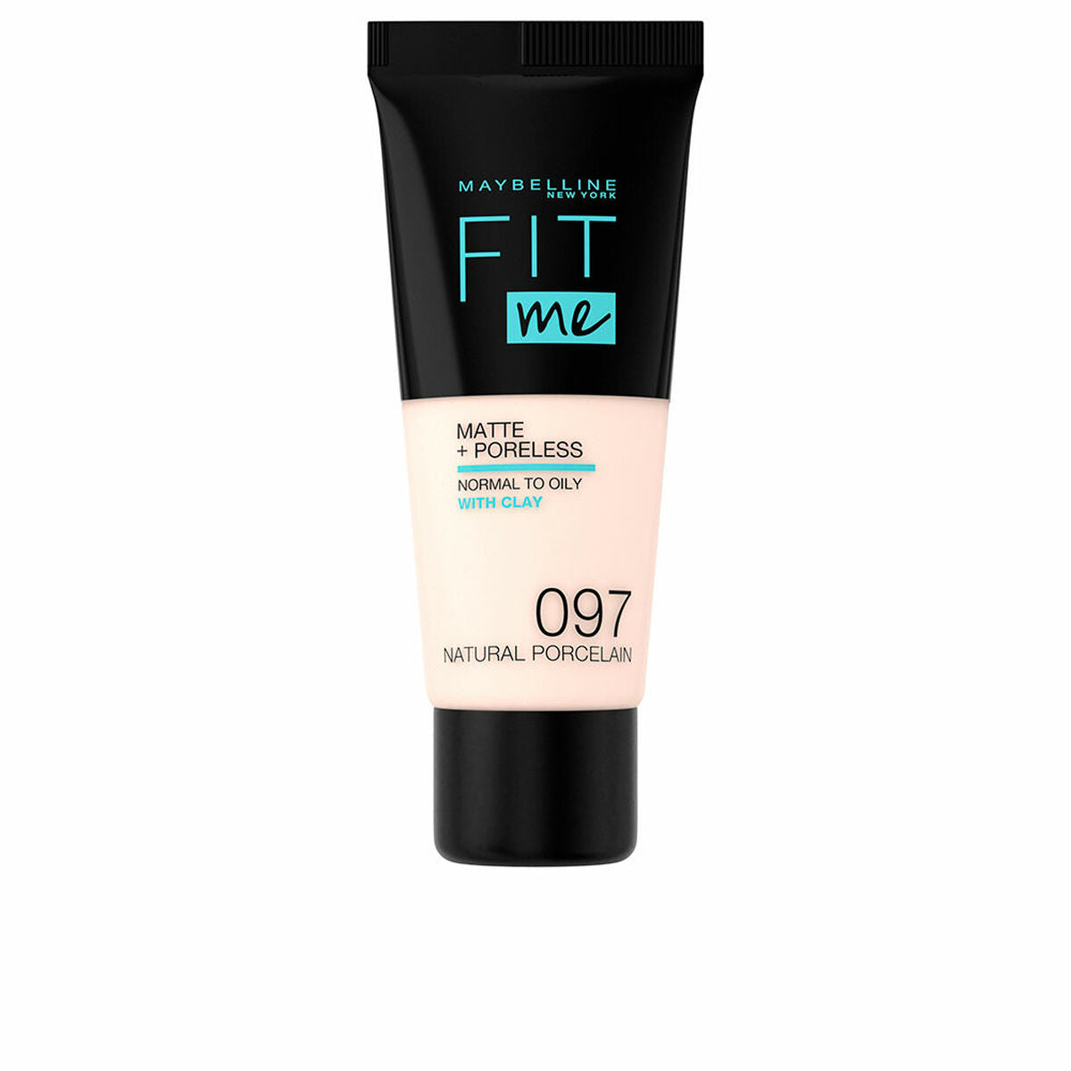 Liquid Make Up Base Maybelline Fit Me! Nº 97 Natural porcelain 30 ml -  Beauty, Make-up -  Maybelline.