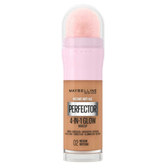 Liquid Make Up Base Maybelline Instant Age Perfector Glow Nº 02 Medium Moyenne 20 ml -  Beauty, Make-up -  Maybelline.