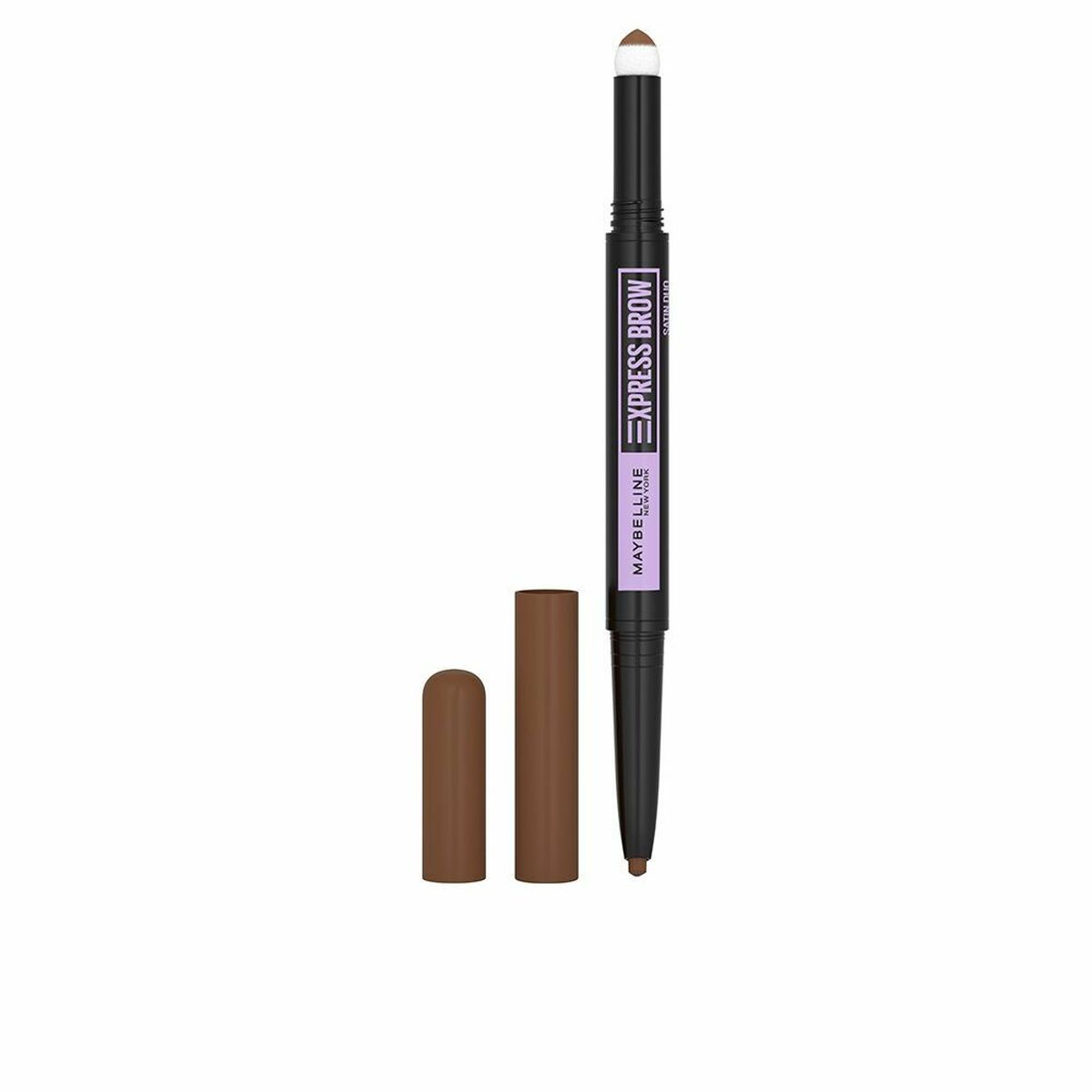 Eyebrow Pencil Maybelline Express Brow Satin Duo 02 Medium Brown -  Beauty, Make-up -  Maybelline.
