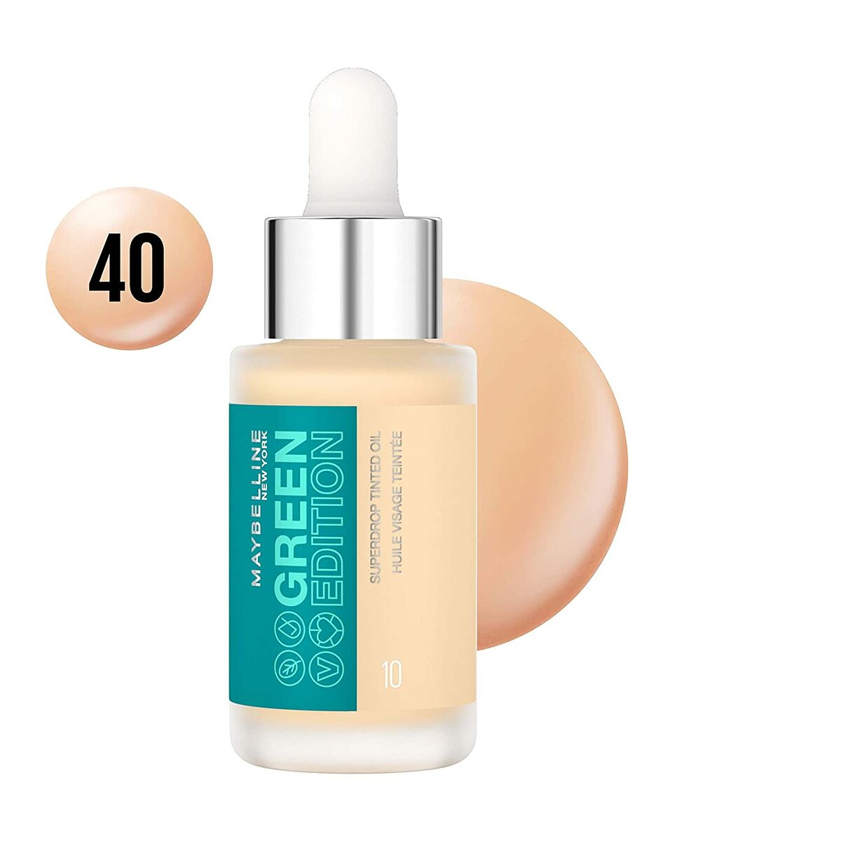 Liquid Make Up Base Maybelline Green Edition Nº 40 Oil (20 ml) -  Beauty, Make-up -  Maybelline.