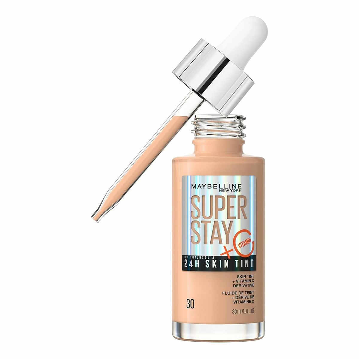 Liquid Make Up Base Maybelline Super Stay Skin Tint Vitamin C Nº 30 30 ml -  Beauty, Make-up -  Maybelline.