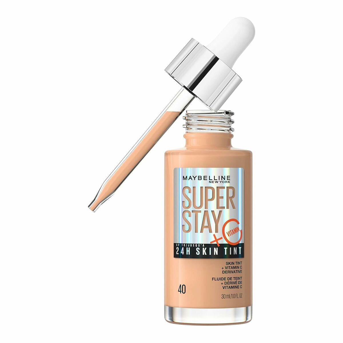 Liquid Make Up Base Maybelline Super Stay Skin Tint Vitamin C Nº 40 30 ml -  Beauty, Make-up -  Maybelline.