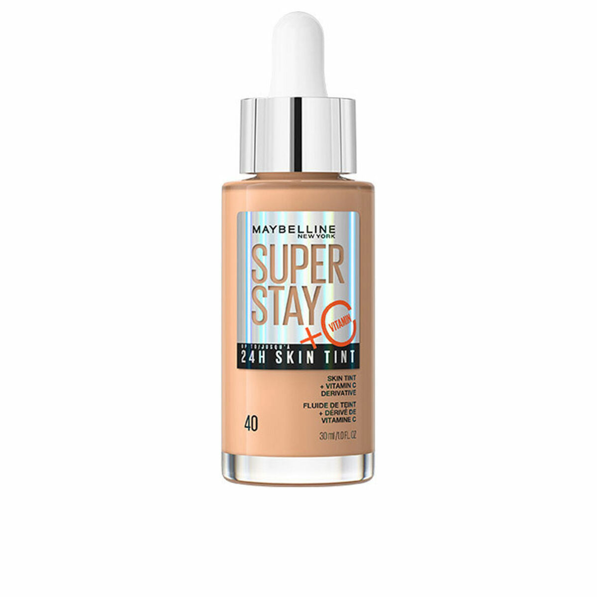 Liquid Make Up Base Maybelline Super Stay Skin Tint Vitamin C Nº 40 30 ml -  Beauty, Make-up -  Maybelline.