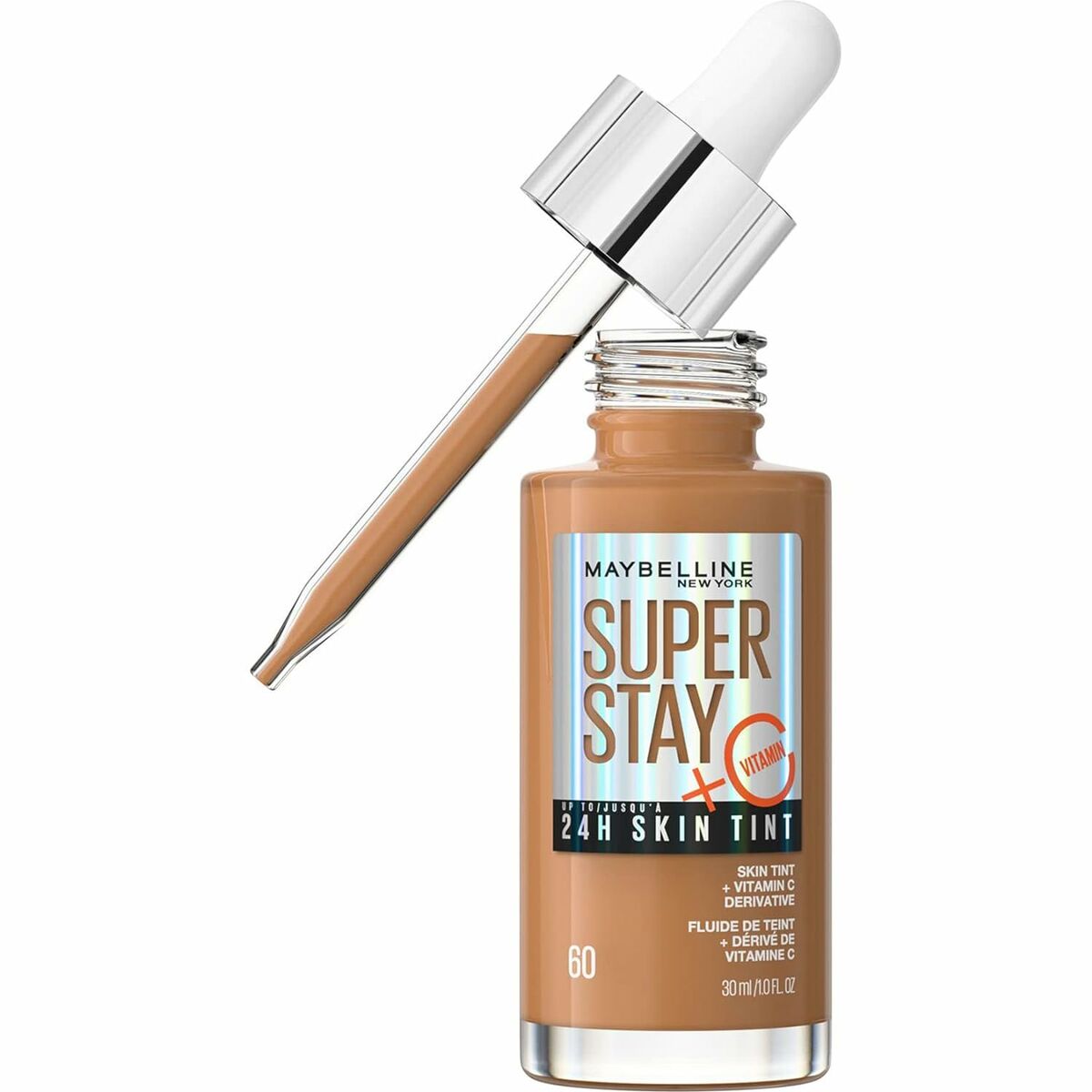 Liquid Make Up Base Maybelline Super Stay Skin Tint Vitamin C Nº 60 30 ml -  Beauty, Make-up -  Maybelline.