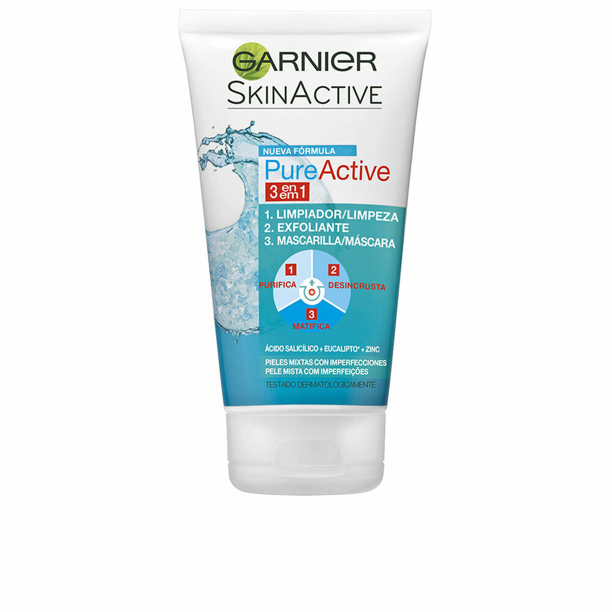 Facial Cleansing Gel Garnier Pure Active 150 ml -  Beauty, Skin care -  Garnier.