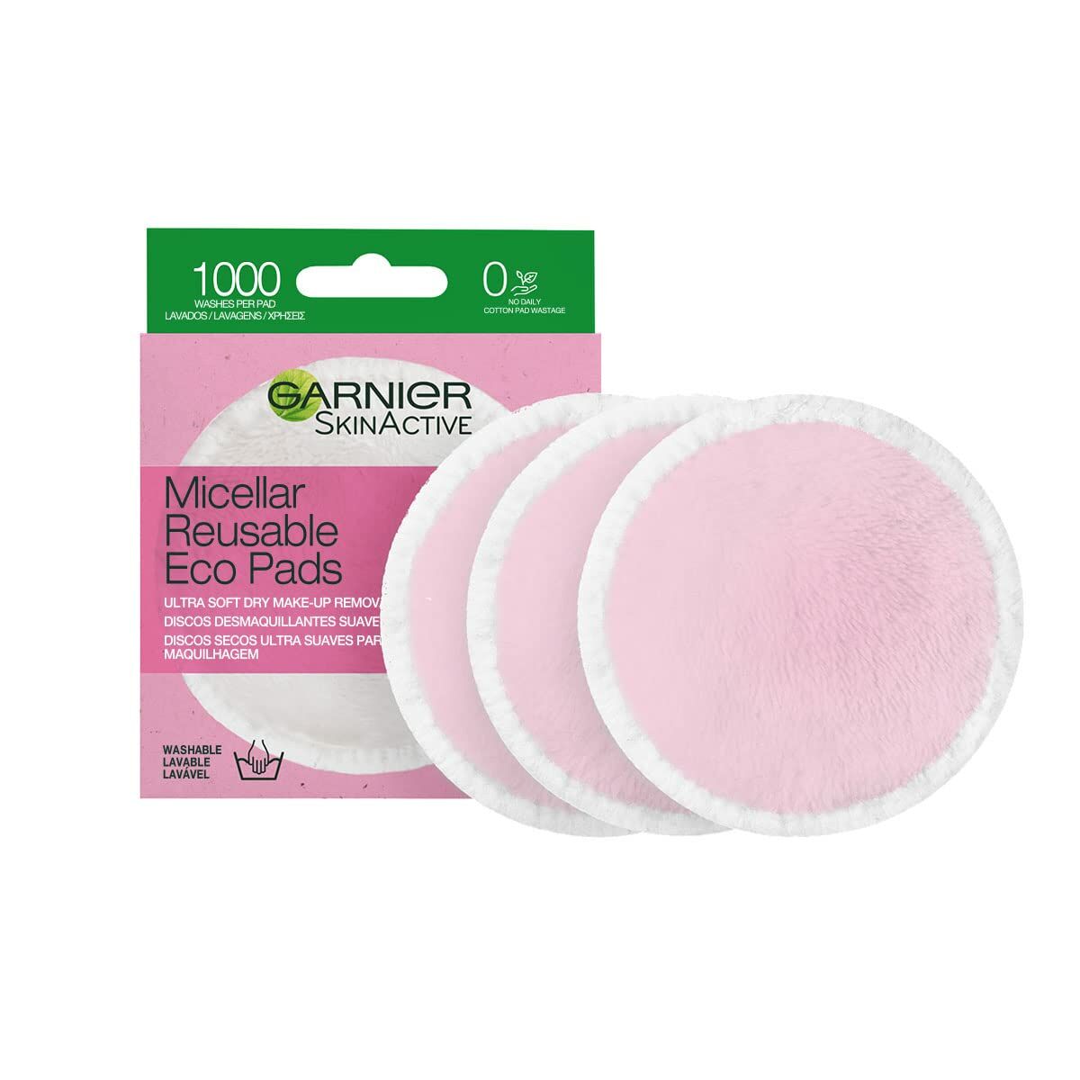 Make-up Remover Pads Garnier Skinactive Washable -  Beauty, Skin care -  Garnier.