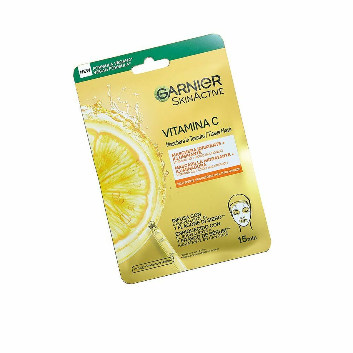 Illuminating Mask Garnier Skinactive Moisturizing Vitamin C -  Beauty, Skin care -  Garnier.