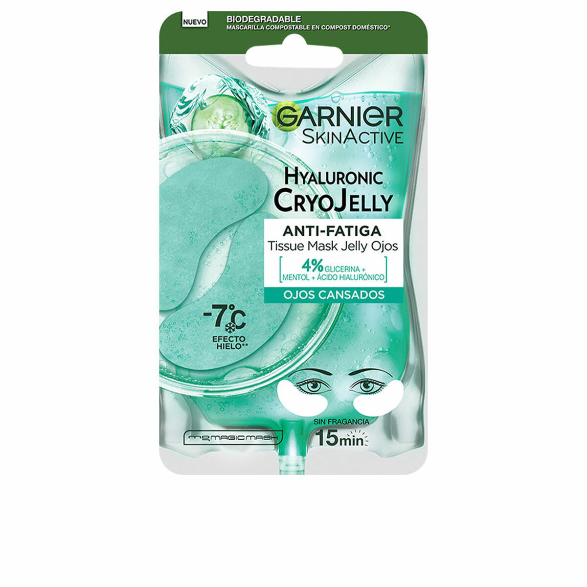 Mask for Eye Area Garnier Hyaluronic Cryojelly Anti-fatigue (5 g) -  Beauty, Skin care -  Garnier.