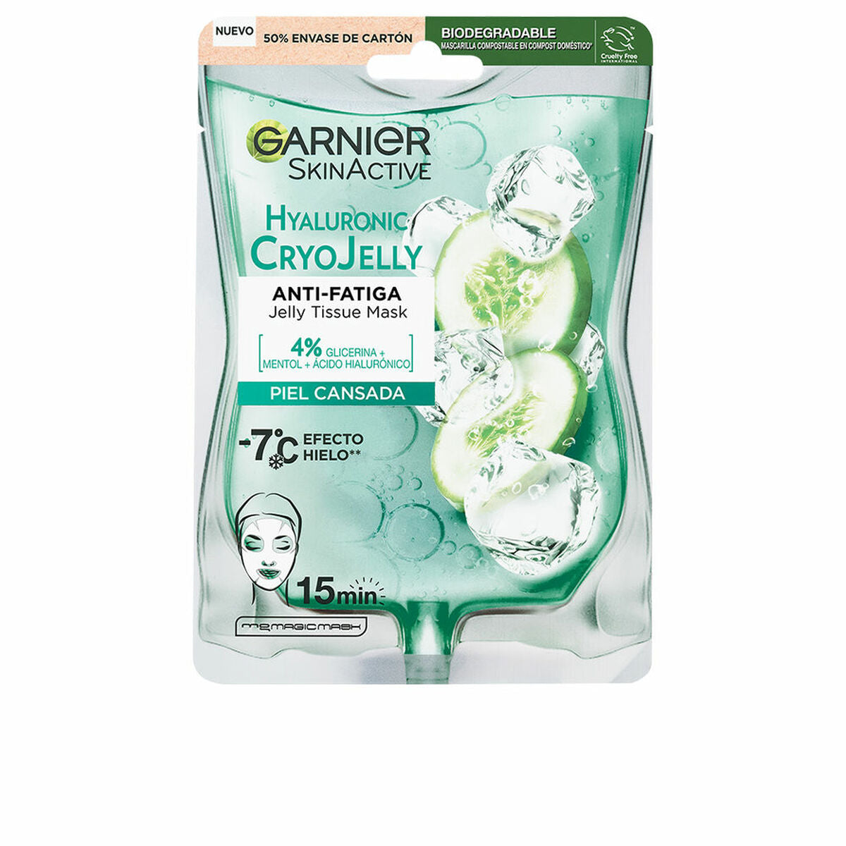 Facial Mask Garnier Hyaluronic Cryojelly Anti-fatigue (5 g) -  Beauty, Skin care -  Garnier.