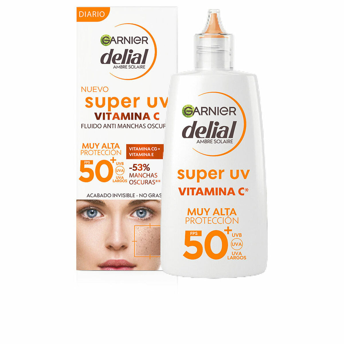 Anti-Brown Spot Cream Garnier Delial Super UV Spf 50 62,65 ml Vitamin C -  Beauty, Skin care -  Garnier.