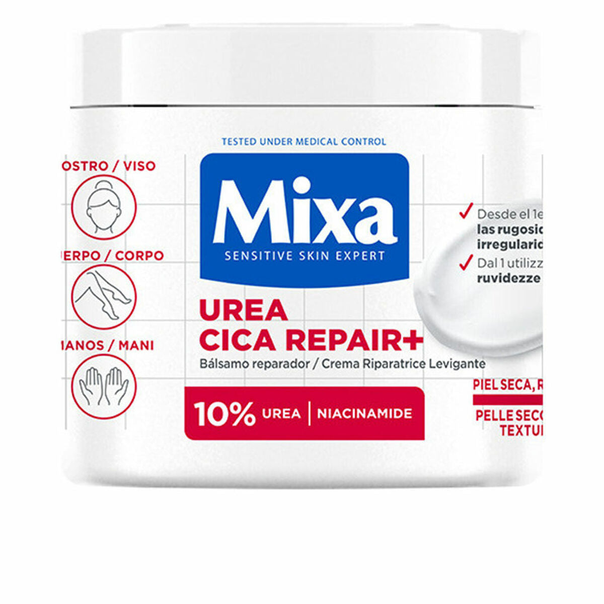 Body Repair Balsam Mixa UREA CICA REPAIR+ 400 ml -  Beauty, Skin care -  Mixa.