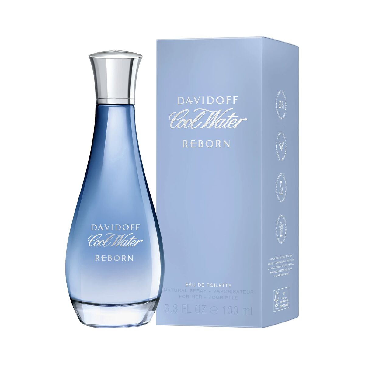 Women's Perfume Davidoff COOL WATER WOMAN REBORN EDT 100 ml -  Beauty, Perfumes and fragrances -  Davidoff.