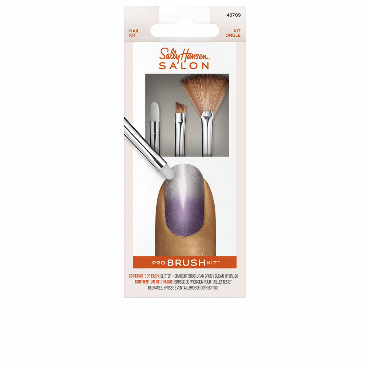 Set of Make-up Brushes Sally Hansen Pro Brush Lote 3 Pieces -  Beauty, Utensils and accessories -  Sally Hansen.