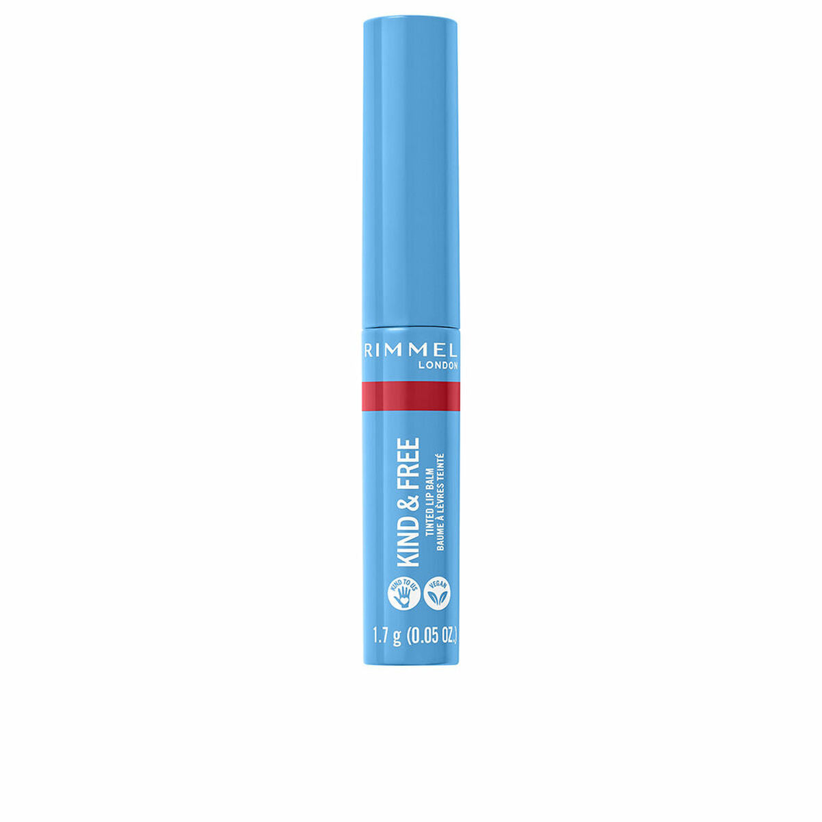 Coloured Lip Balm Rimmel London Kind & Free Nº 005-turbo red (1,7 g) -  Beauty, Skin care -  Rimmel London.