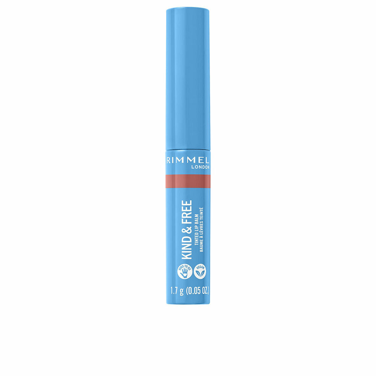 Coloured Lip Balm Rimmel London Kind & Free Nº 002-apricot beauty (1,7 g) -  Beauty, Skin care -  Rimmel London.