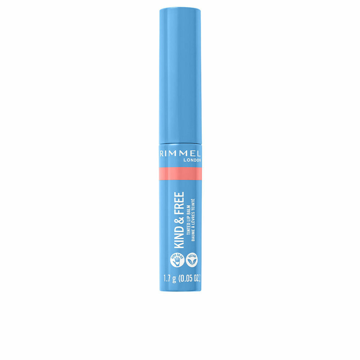 Coloured Lip Balm Rimmel London Kind & Free Nº 004-hibiscus blaze (1,7 g) -  Beauty, Skin care -  Rimmel London.
