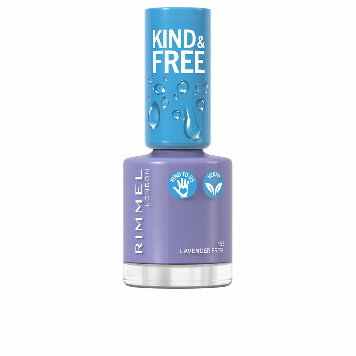 nail polish Rimmel London Kind & Free 153-lavender light (8 ml) -  Beauty, Manicure and pedicure -  Rimmel London.
