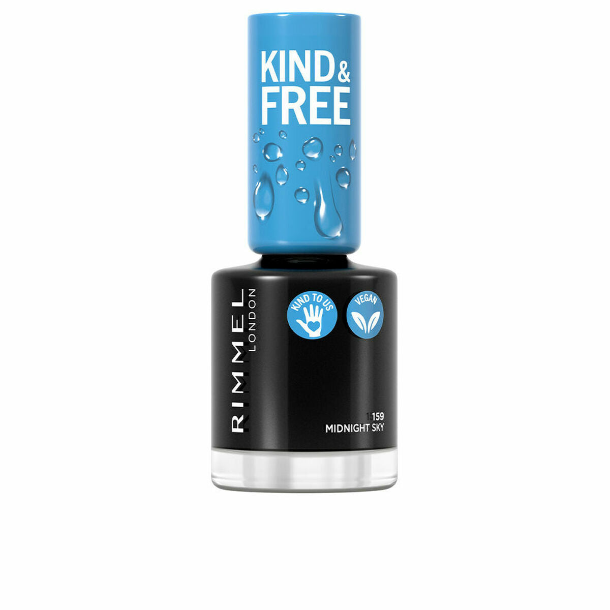 nail polish Rimmel London Kind & Free 159-midnight sky (8 ml) -  Beauty, Manicure and pedicure -  Rimmel London.