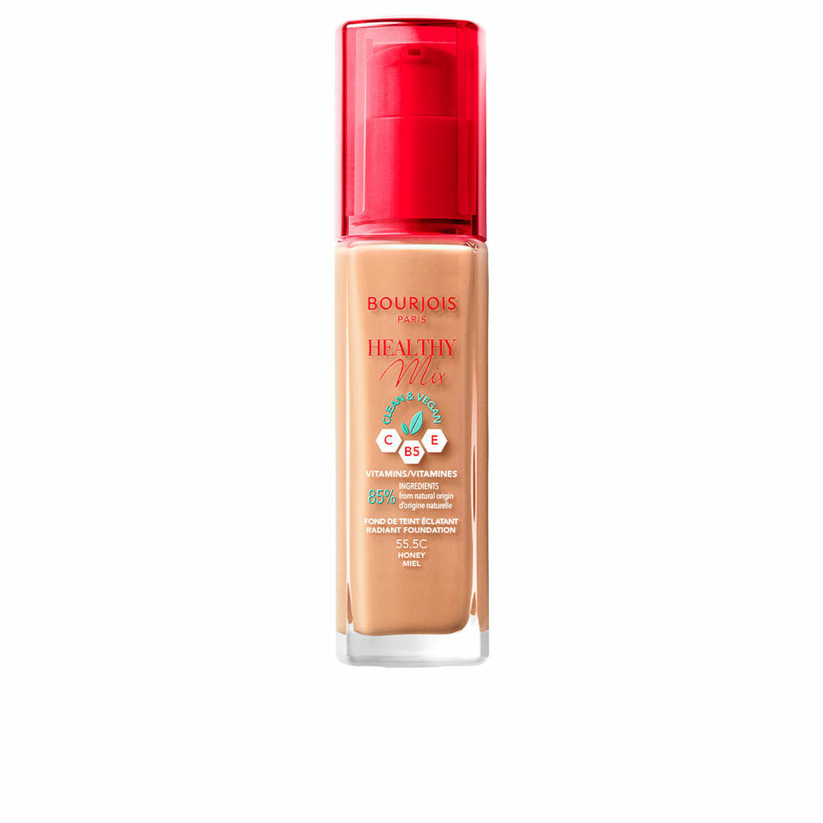 Liquid Make Up Base Bourjois Healthy Mix Nº 55.5 30 ml -  Beauty, Make-up -  Bourjois.